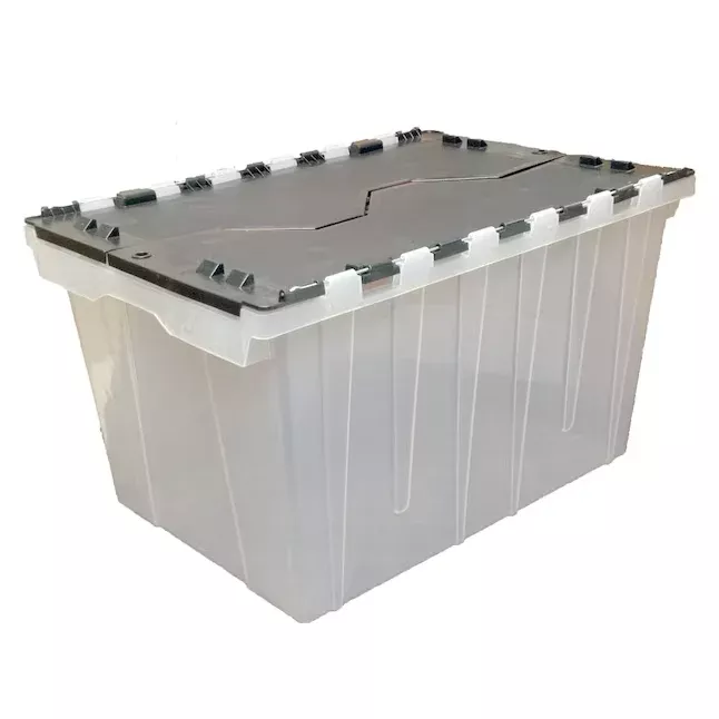 project-source-medium-12-gallons-48-quart-clear-heavy-duty-tote-with Project Source Medium 12-Gallons (48-Quart) Clear Heavy Duty Tote with